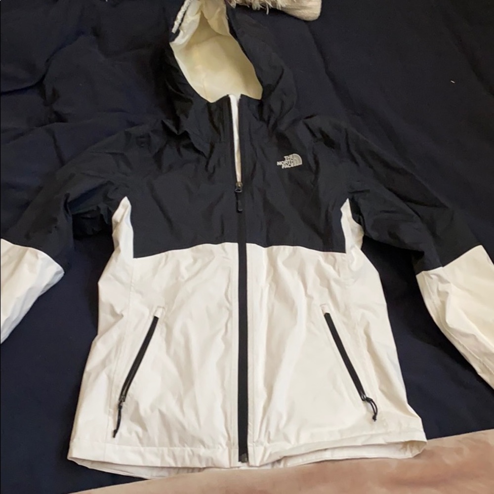 North face rain coat